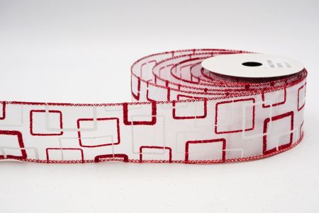 Rectangular Pattern Wired Ribbon